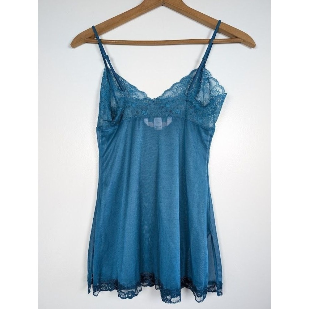 Victoria's‎ Secret Y2K Chemise Babydoll Lingerie Dress Small Sexy Coquette Sheer - Picture 2 of 4